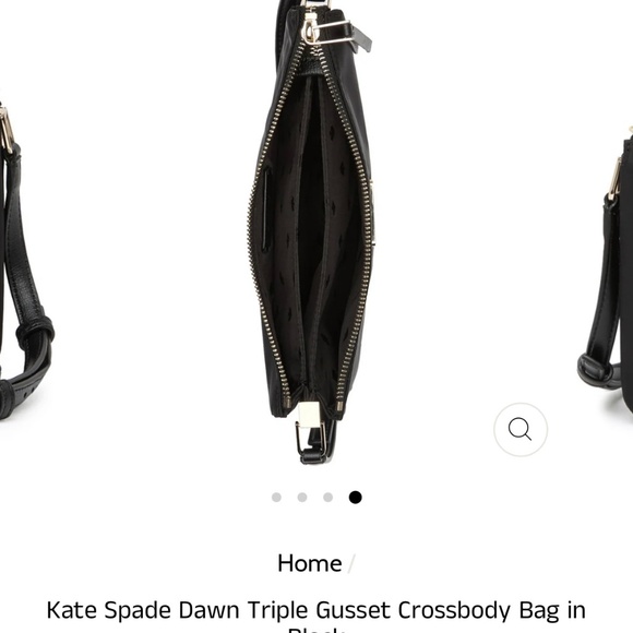 NWT Kate Spade triple gusset crossbody dawn - Picture 4 of 10